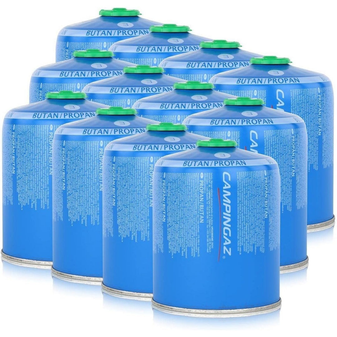 ventil-gaskartusche cv470 plus 450g - butanpropan gas 12er pack