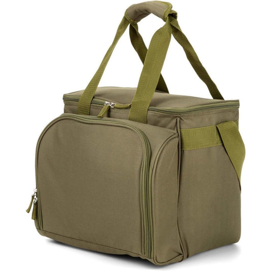 commando industries 29 teiliges outdoor picknickset mit kuehltasche fuer 4 personen oliv35x30x29 cm